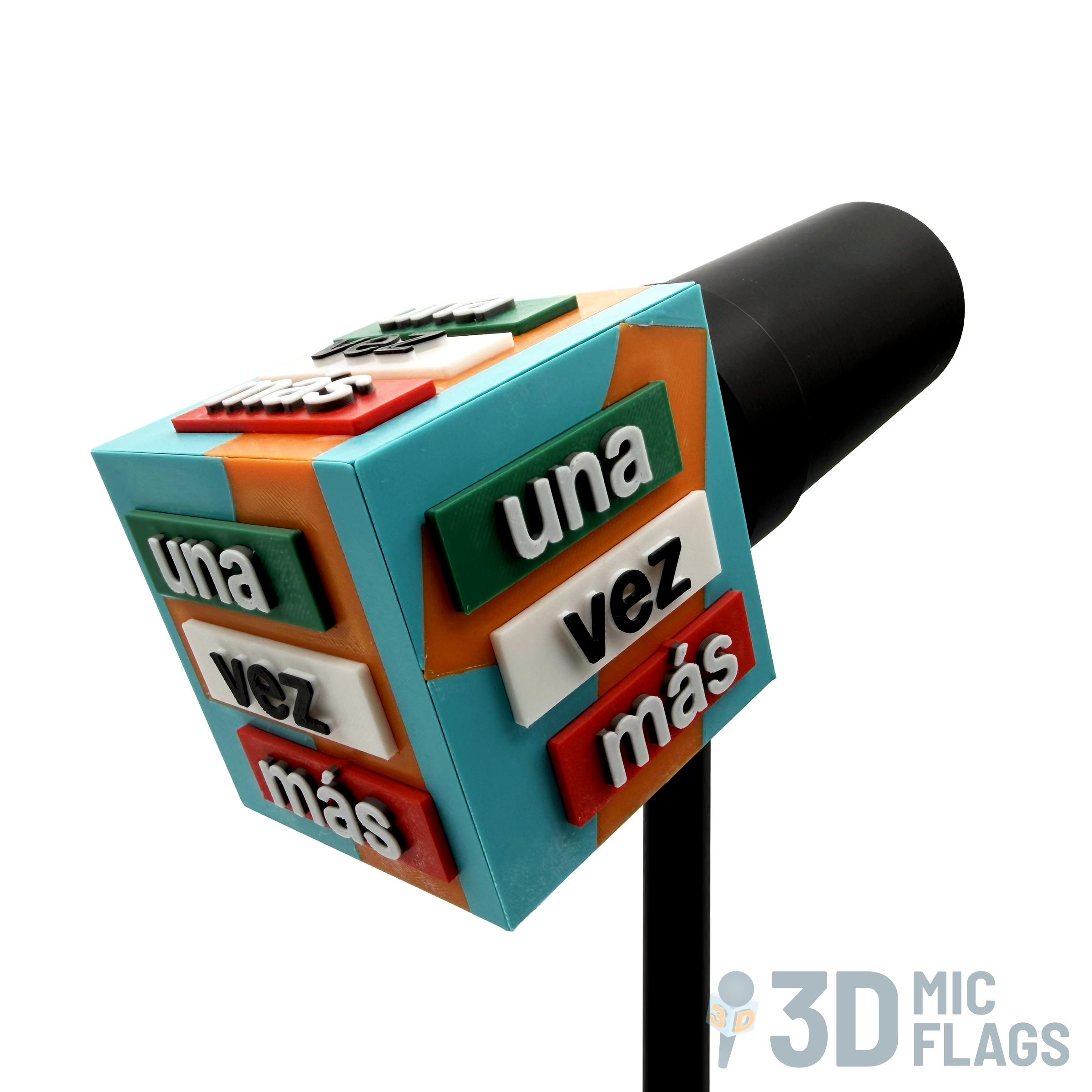 5-Sided Podcast Mic Flags